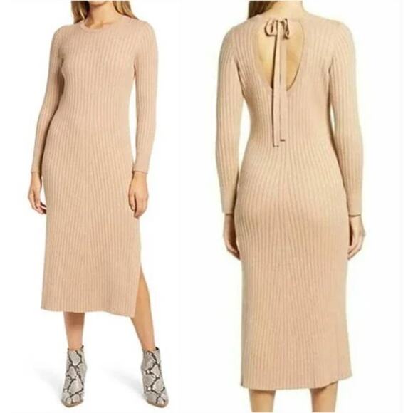 Nordstrom Wayf X BFF Hollie Long Sleeve Sweater Dress - Picture 3 of 12